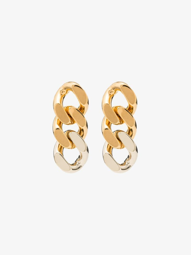 Rose Gold-tone Chain Earrings