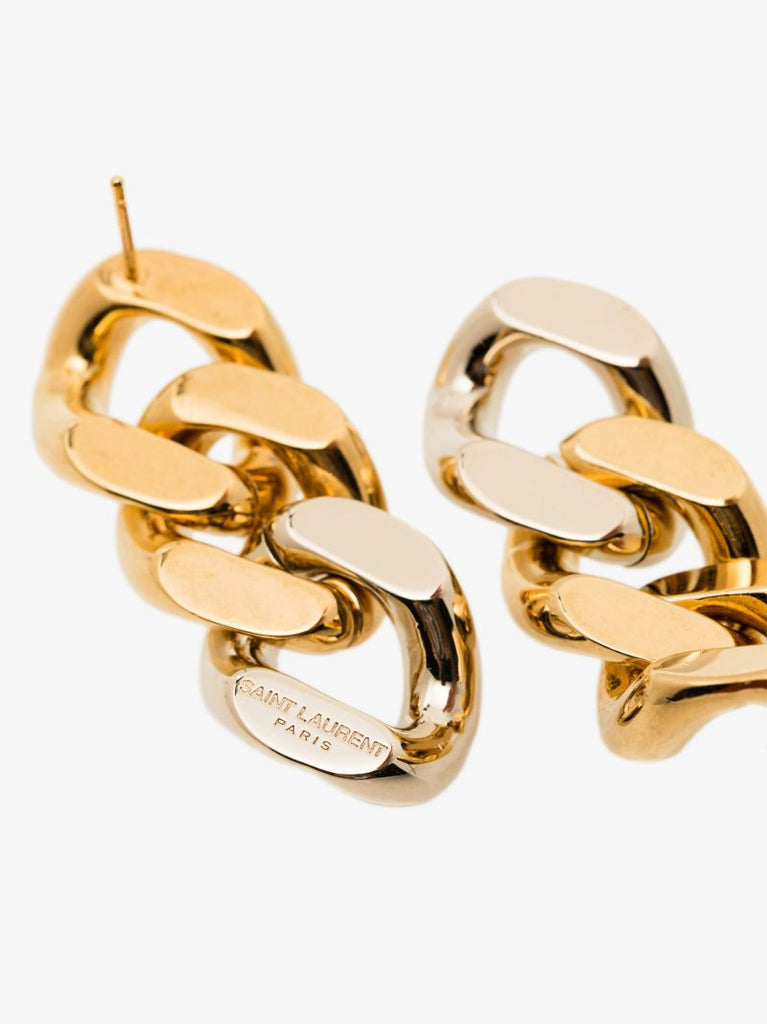 Rose Gold-tone Chain Earrings
