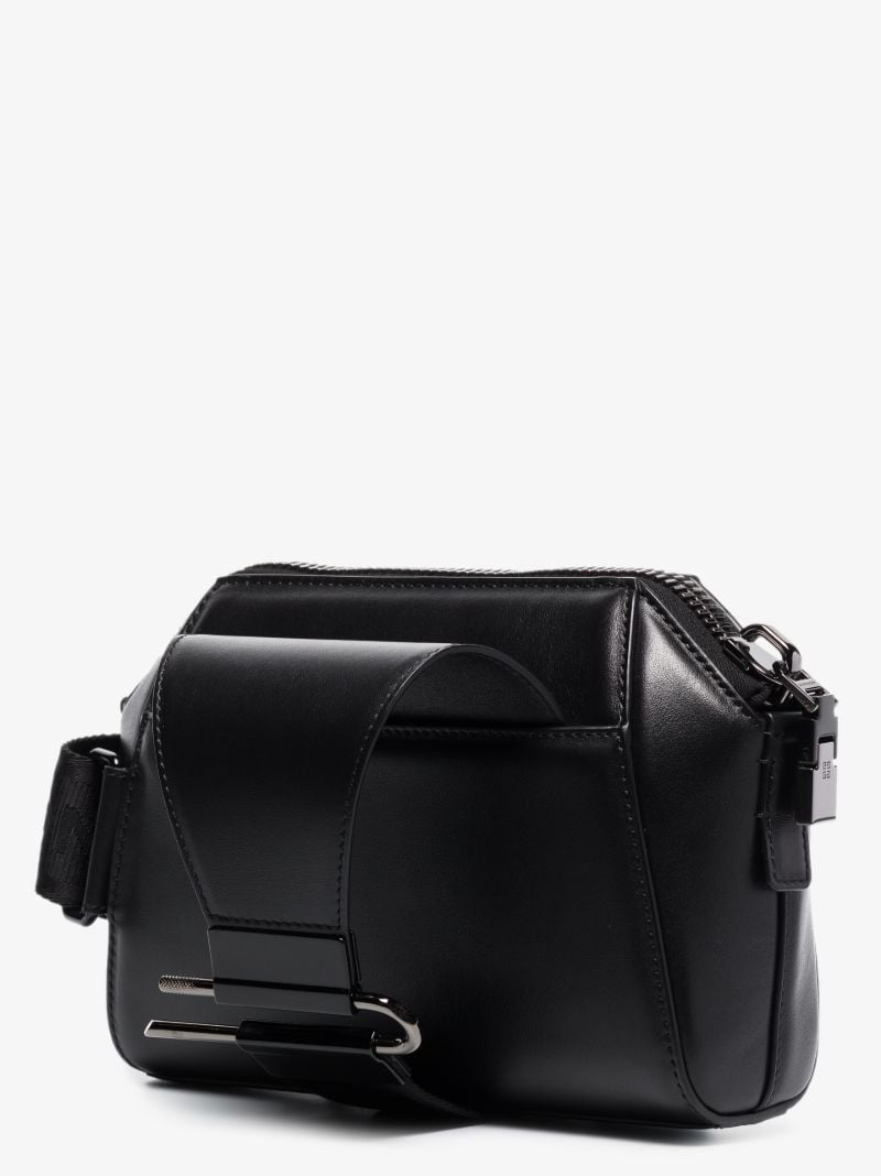 Black Antigona Leather Cross Body Bag
