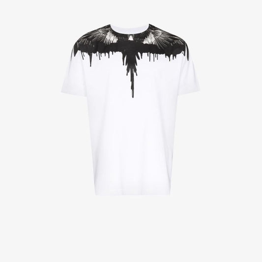 Tar Wings Print Cotton T-shirt