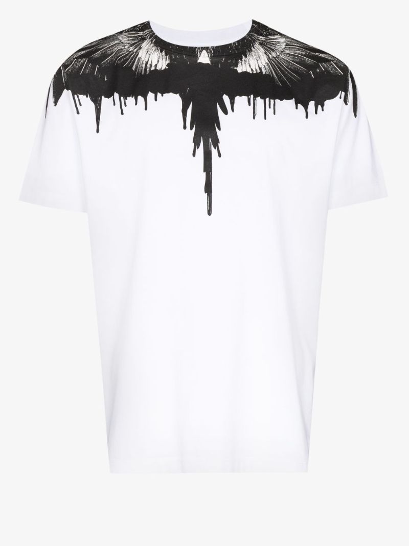 Tar Wings Print Cotton T-shirt