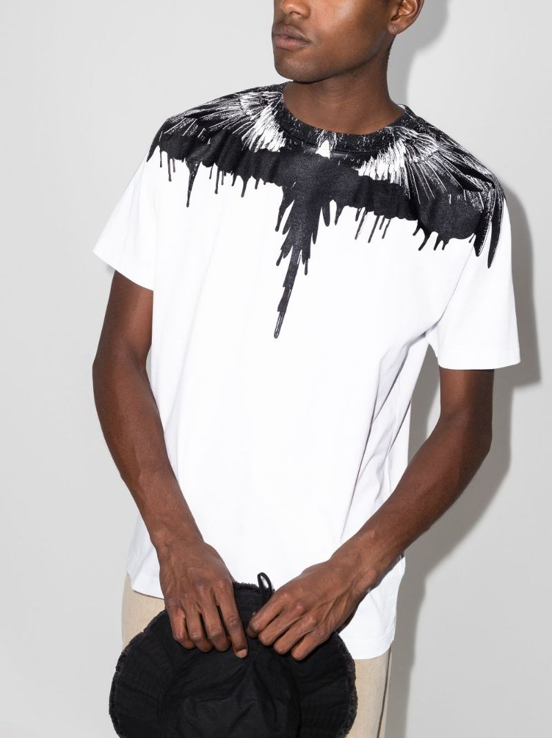 Tar Wings Print Cotton T-shirt