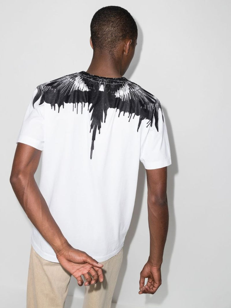 Tar Wings Print Cotton T-shirt