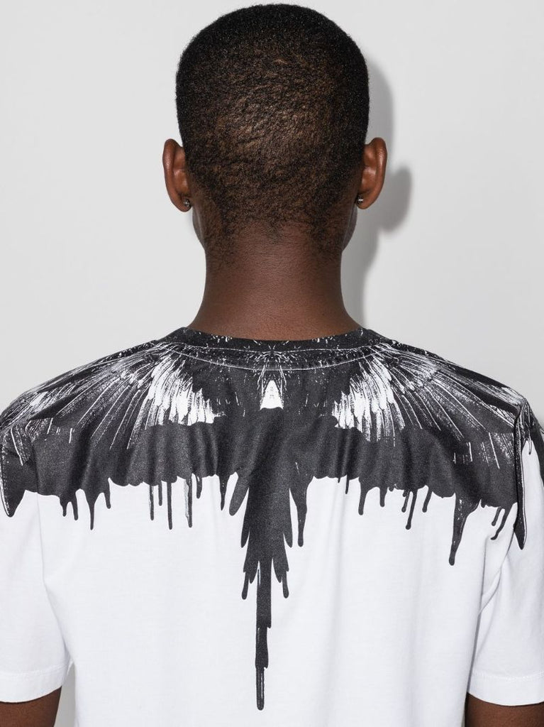 Tar Wings Print Cotton T-shirt