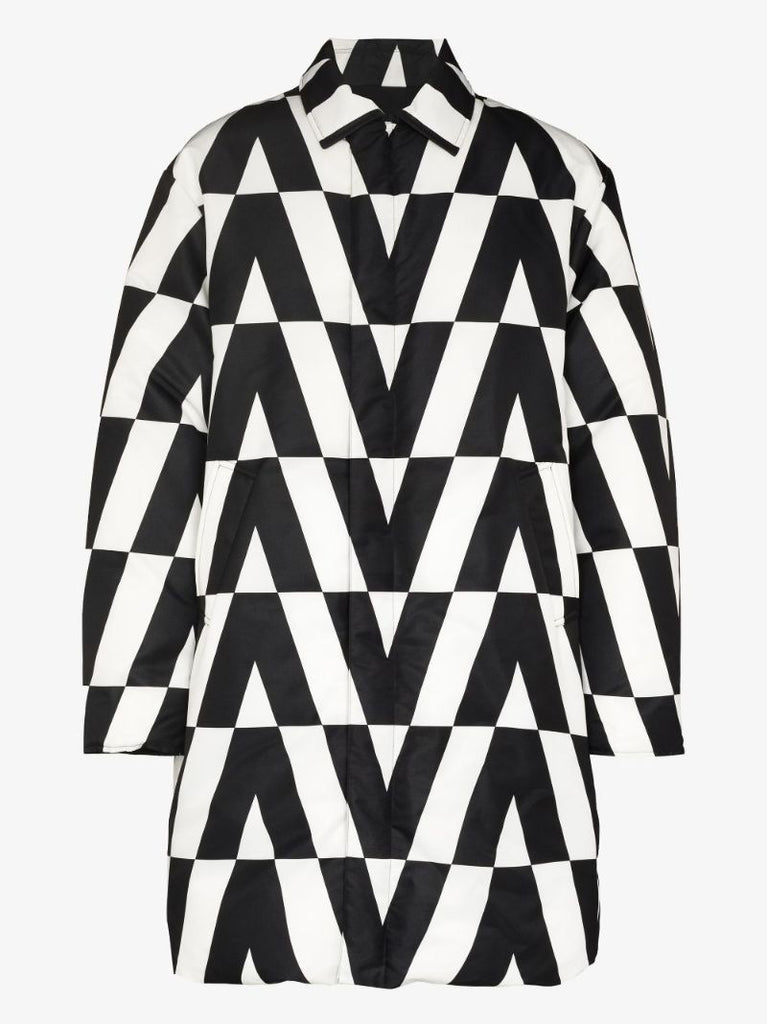 Reversible Optical Valentino Padded Coat