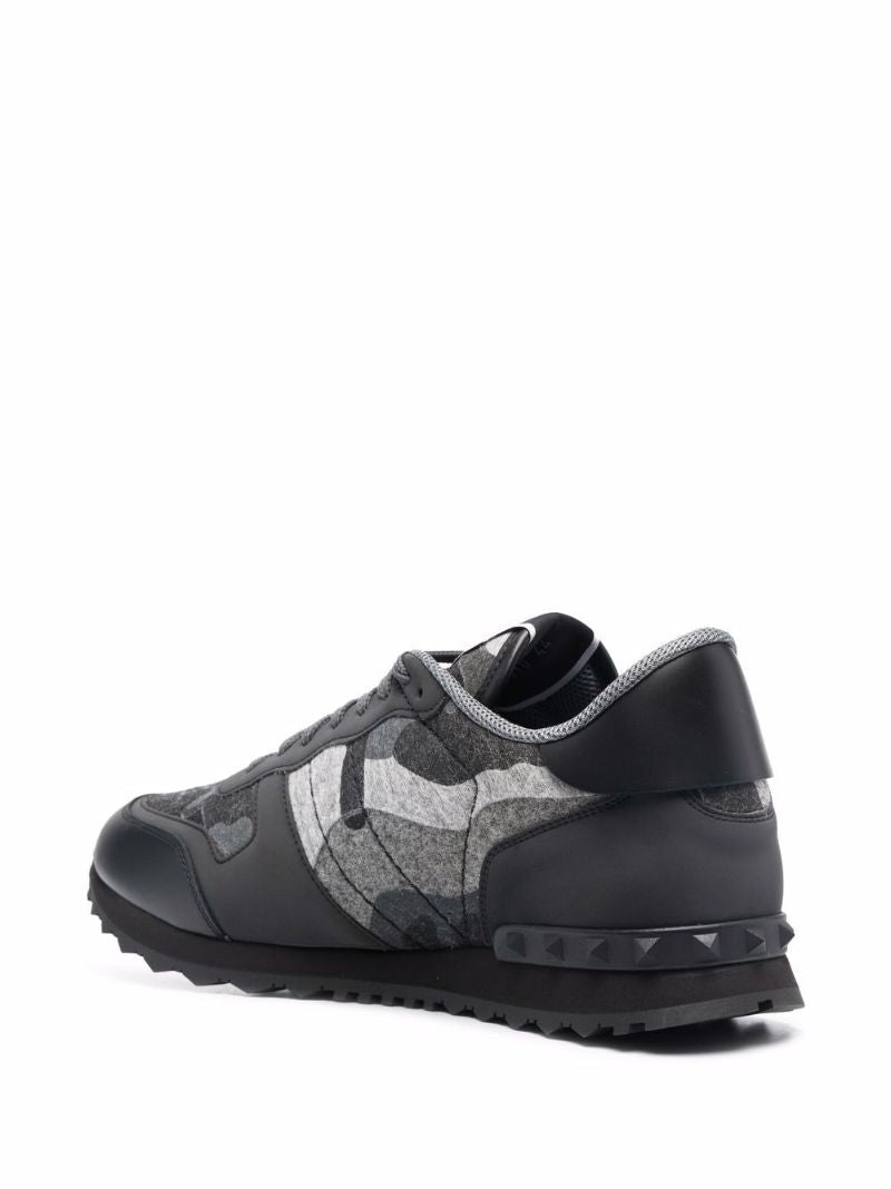 Grey Rockrunner Camouflage Low Top Sneakers