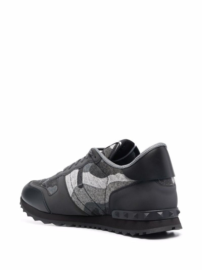 Grey Rockrunner Camouflage Low Top Sneakers