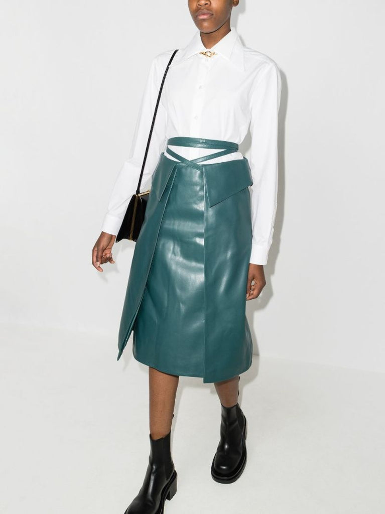 Oversized Collar Cotton Shirt