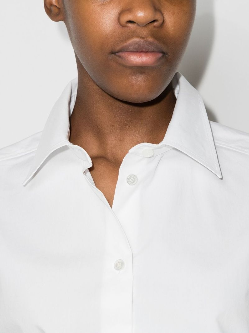 Oversized Collar Cotton Shirt