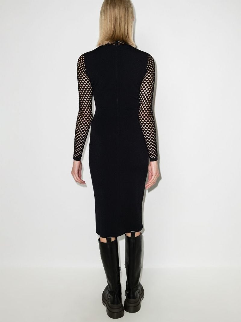 Cutout Turtleneck Midi Dress