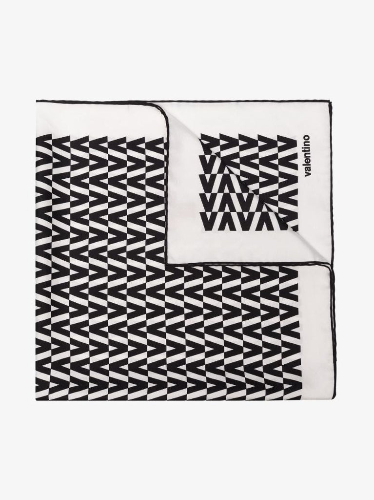 Vlogo-print Silk Scarf