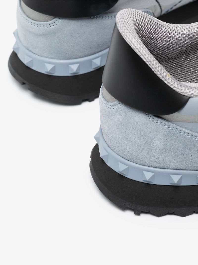 Blue Rockrunner Camouflage Low Top Sneakers