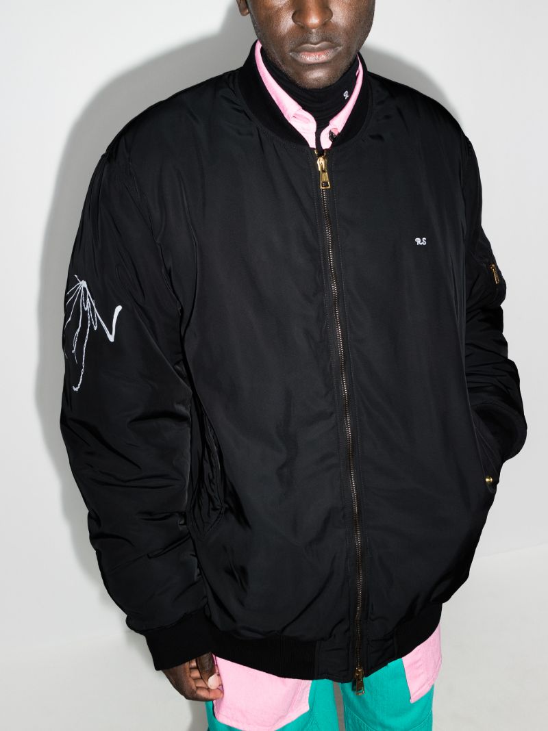 Gothic Oversized Bomber Jacket