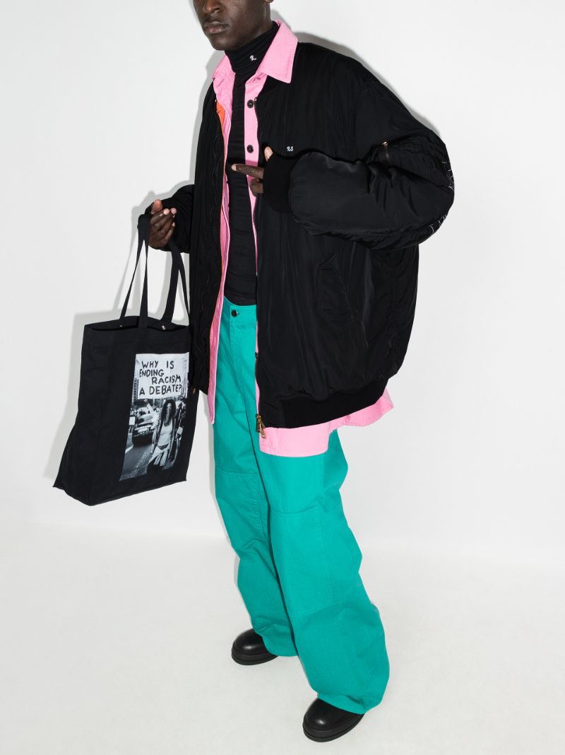 Gothic Oversized Bomber Jacket