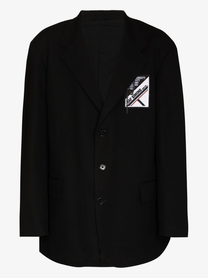 Oversized Badge Blazer