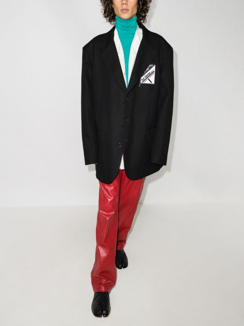 Oversized Badge Blazer