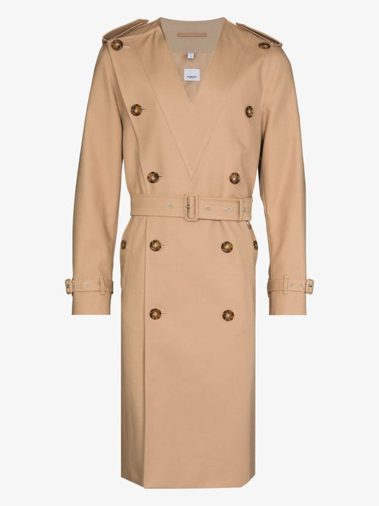 V-neck Trench Coat