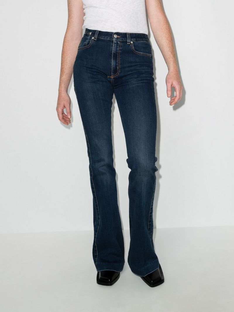 High Waist Flared Jeans