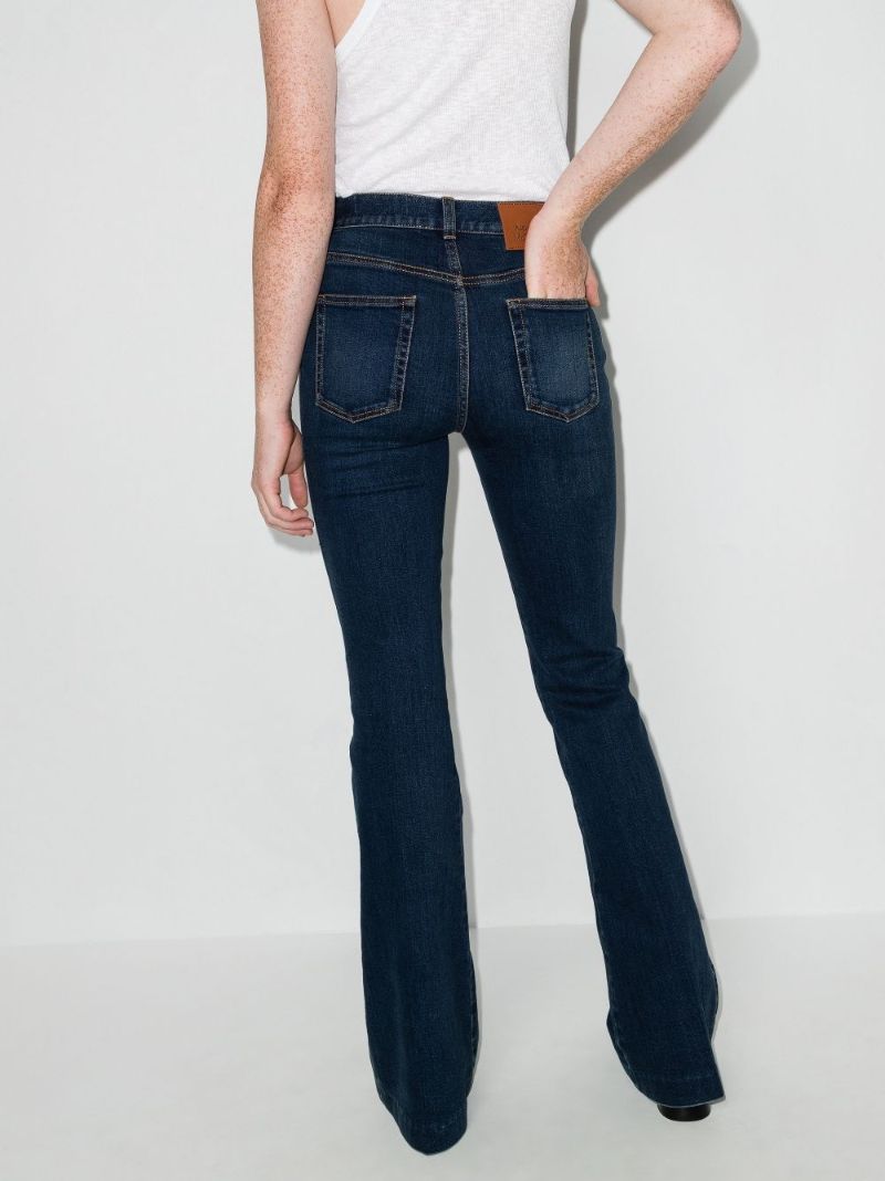 High Waist Flared Jeans