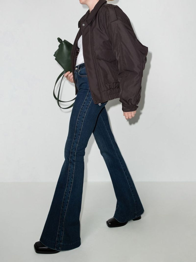 High Waist Flared Jeans