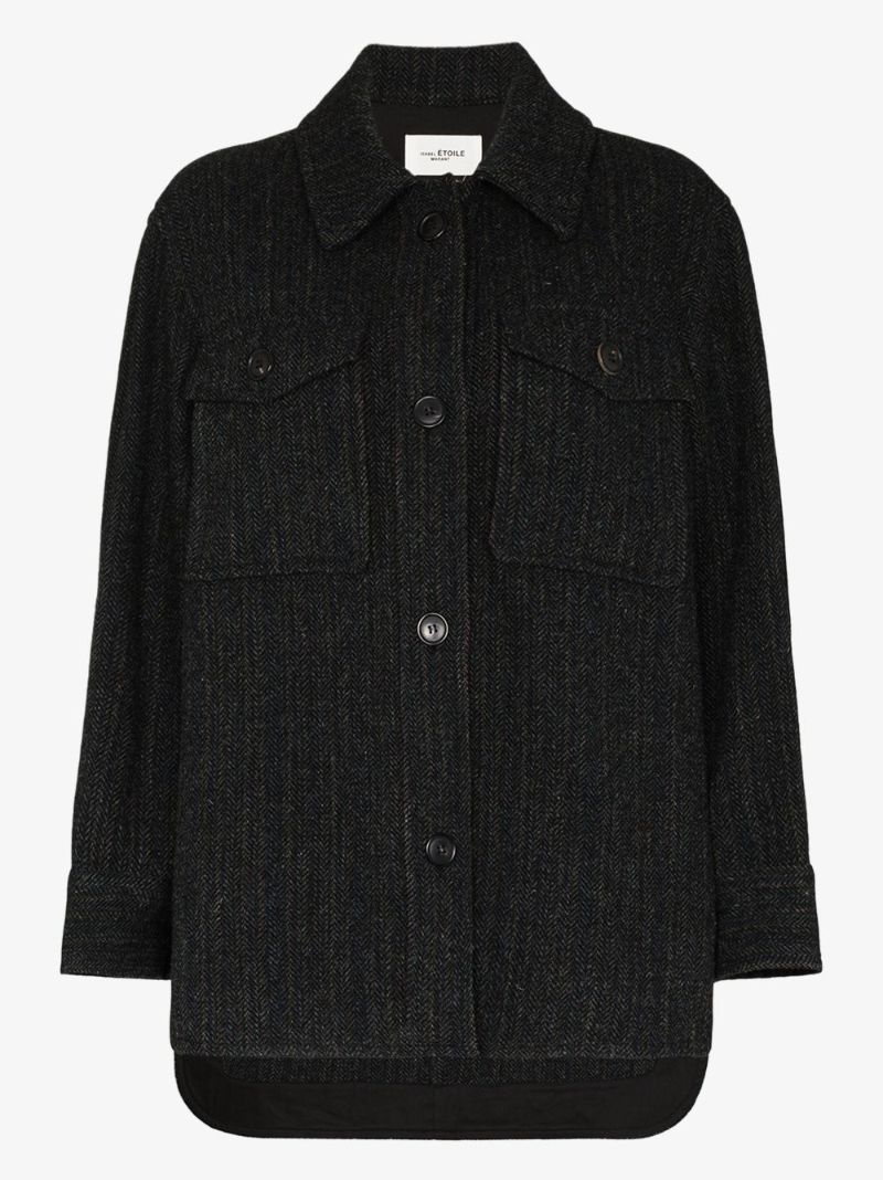 Collared Woven Coat