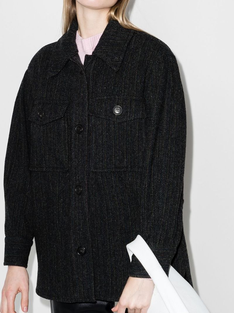 Collared Woven Coat