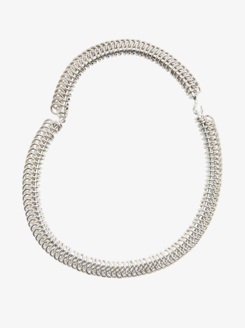Sterling Silver Twist Chain Necklace