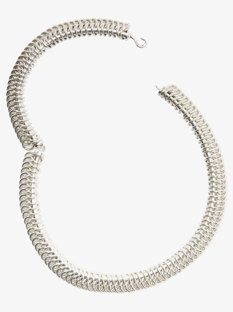 Sterling Silver Twist Chain Necklace