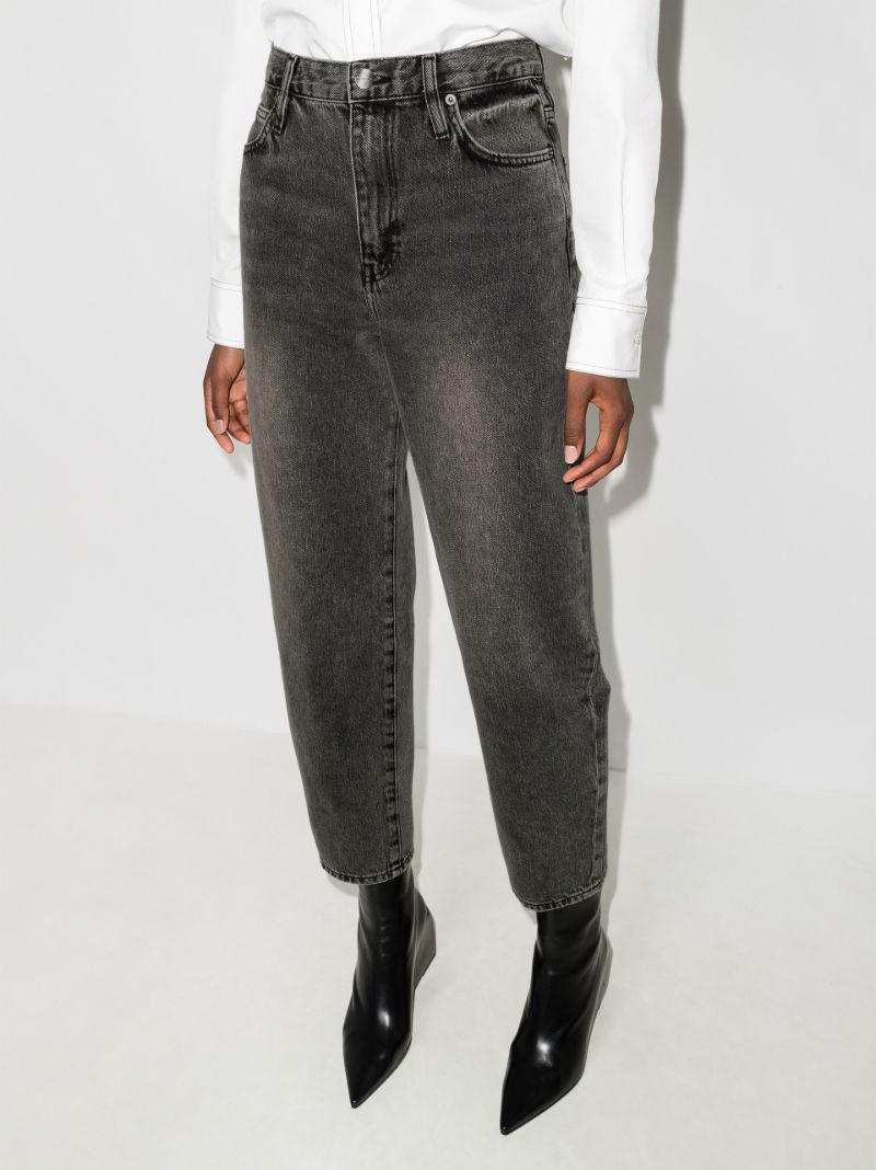 Ultra High Barrel Leg Jeans