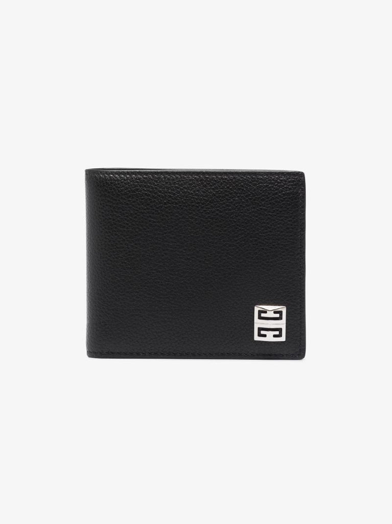Black 4g Leather Bifold Wallet