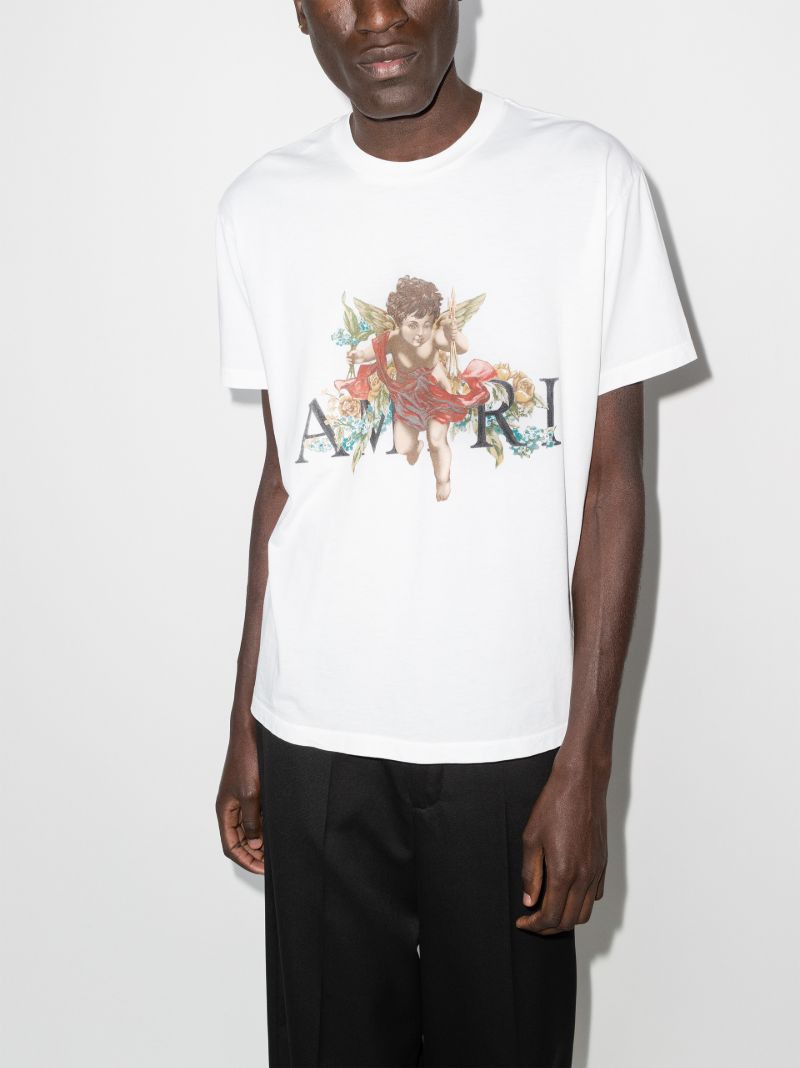 Cherub Print Cotton T-shirt