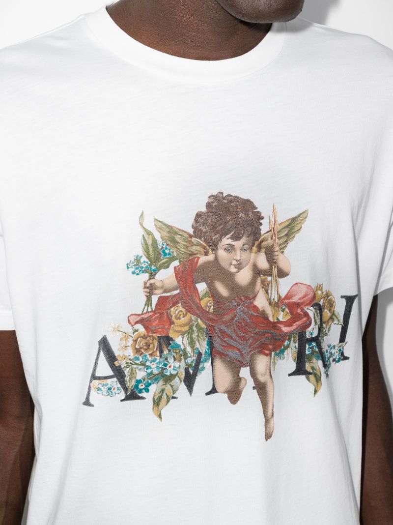 Cherub Print Cotton T-shirt