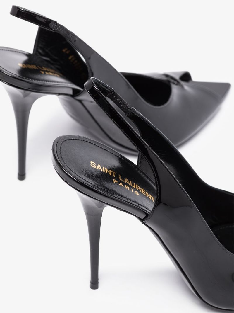 Black Lola 110 Patent Leather Sandals