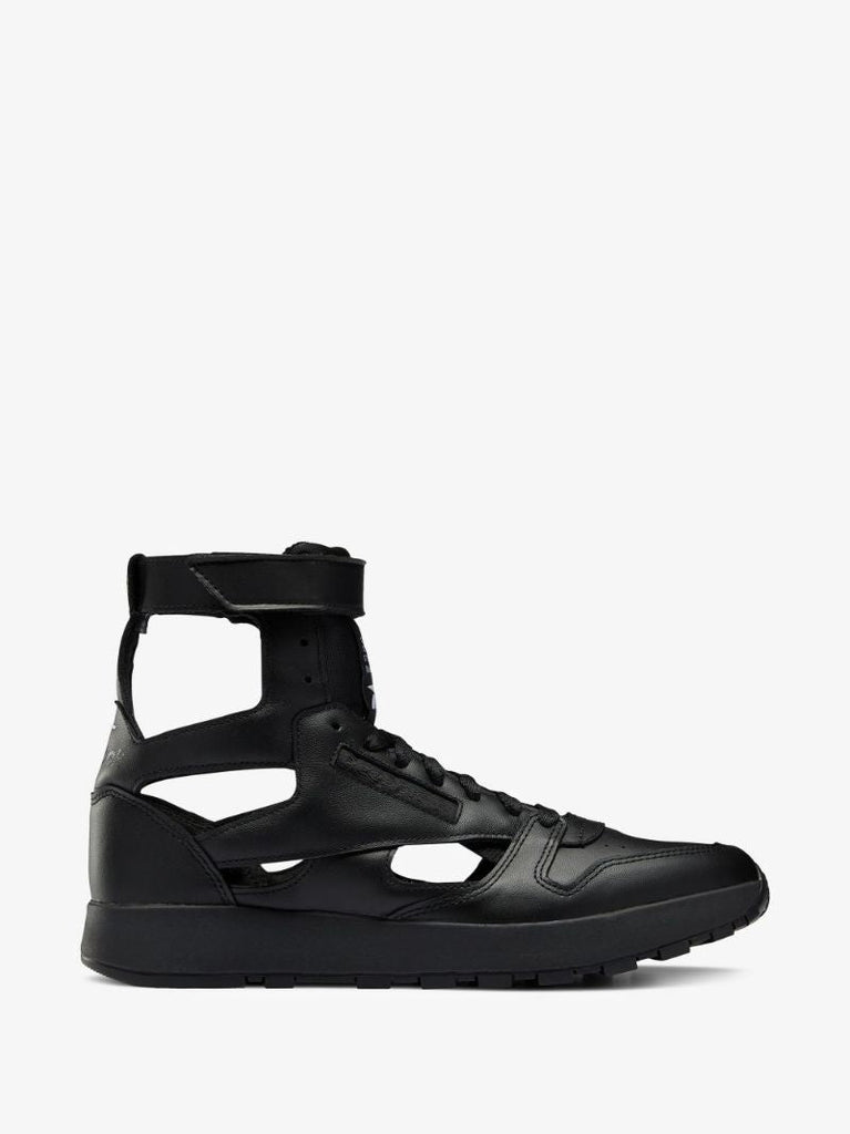 X Reebok Black Classic Leather Tabi High Sneakers