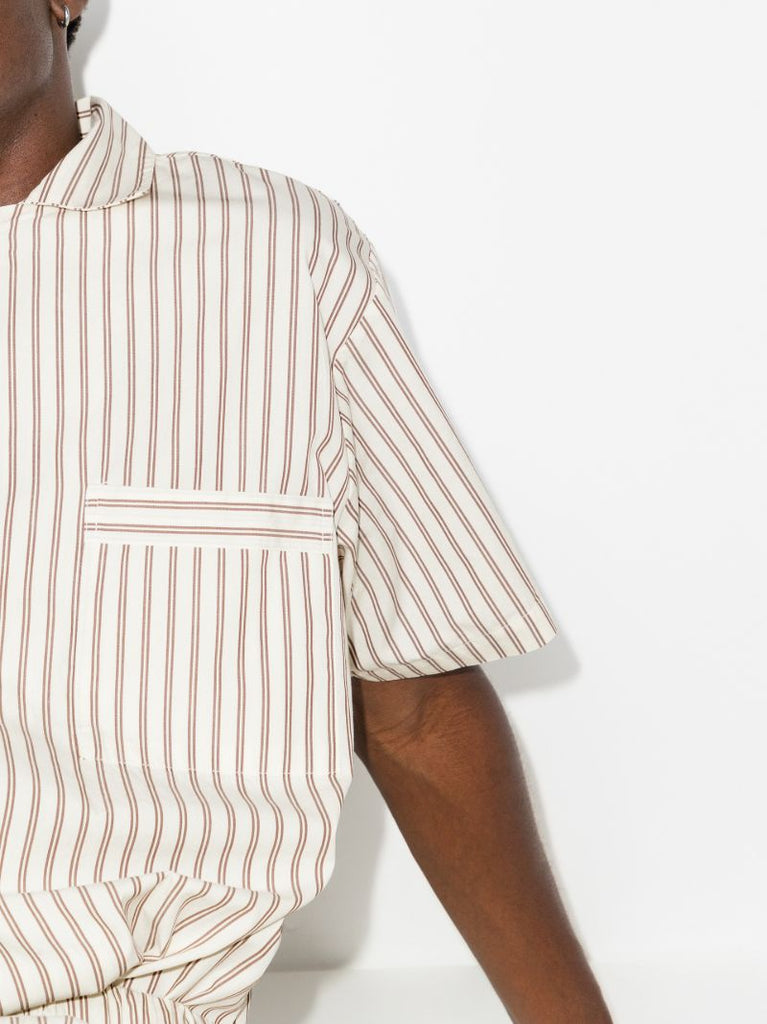 Striped Poplin Sleep Shirt