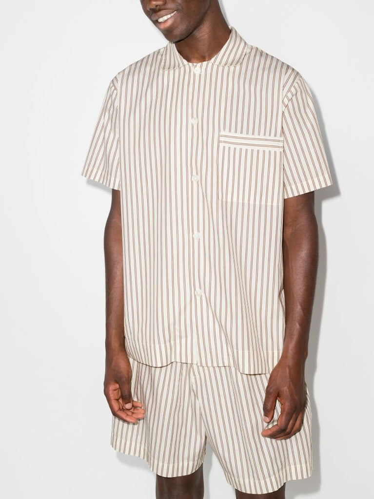 Striped Poplin Sleep Shirt