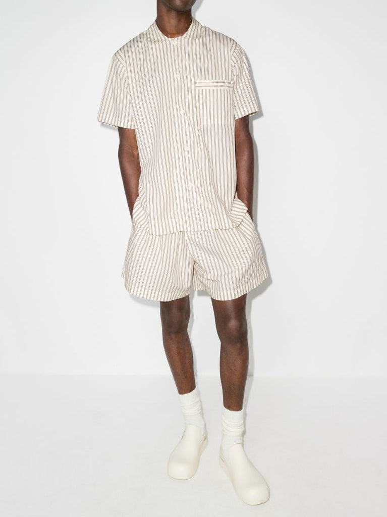 Striped Poplin Sleep Shirt