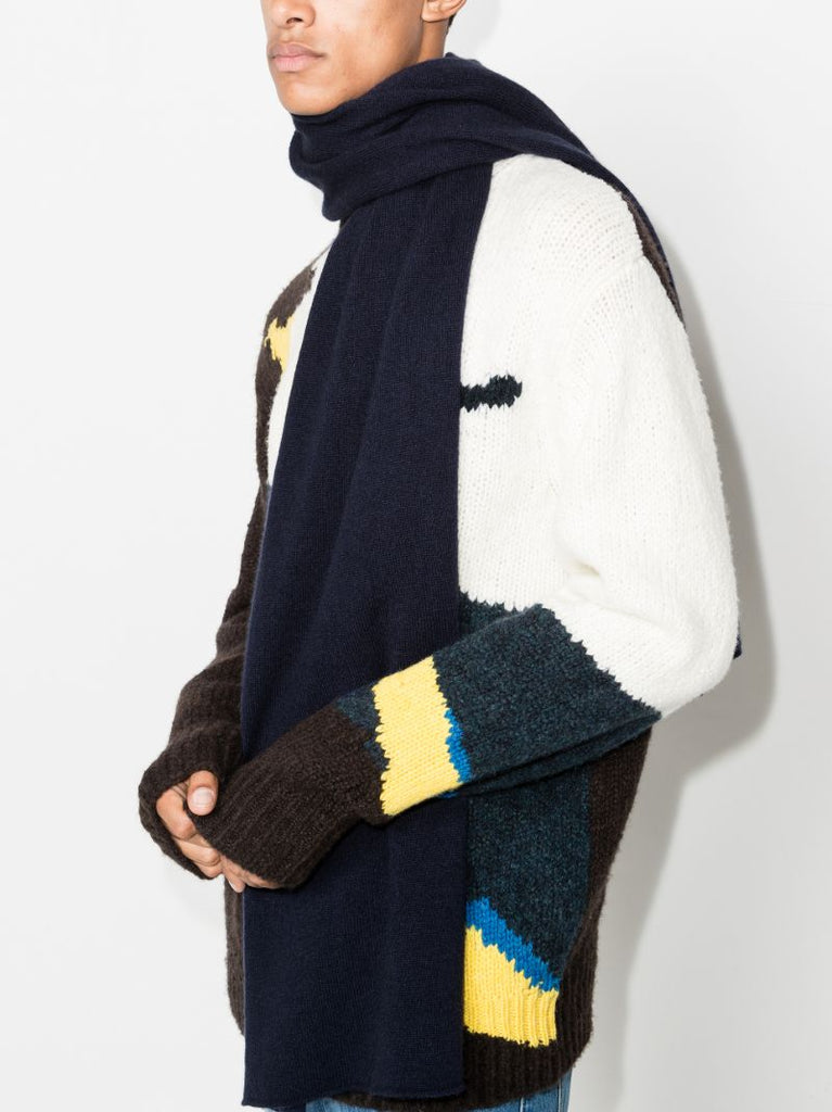 Blue Cashmere Scarf