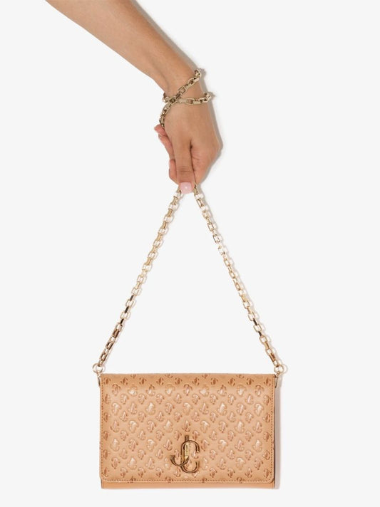 Brown Varenne Small Leather Clutch Bag
