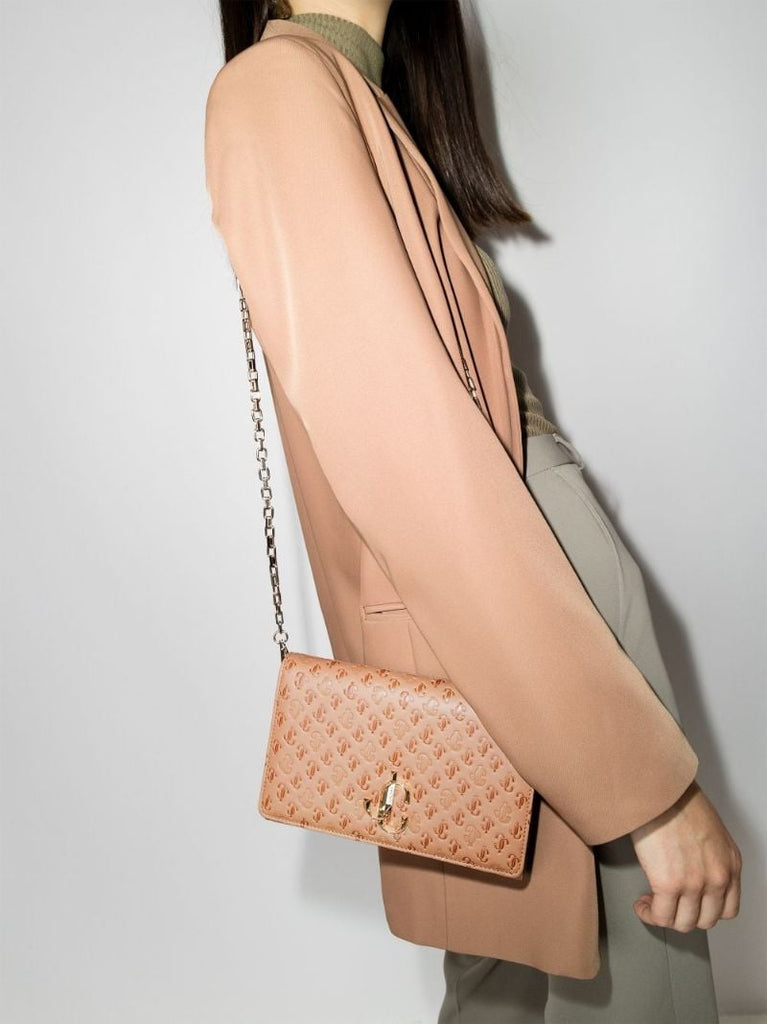 Brown Varenne Small Leather Clutch Bag