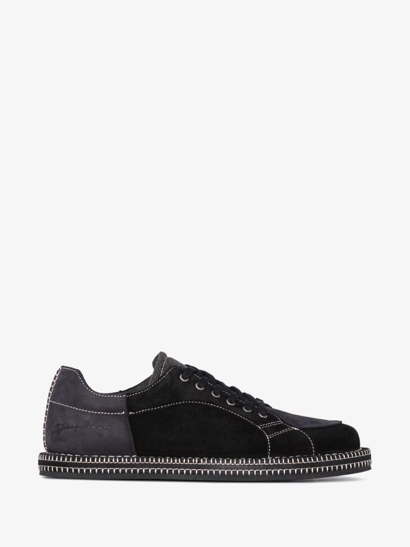 Black Les Chaussures BlÃ_x0083_Â© Panelled Sneakers