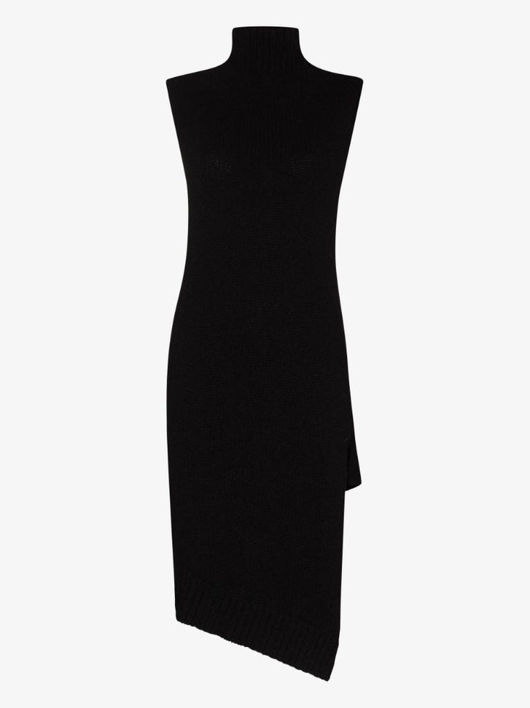 Asymmetric Hem Sleeveless Jumper