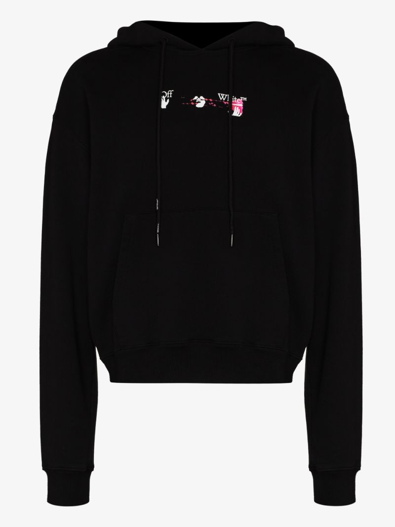 Acrylic Arrows Cotton Hoodie