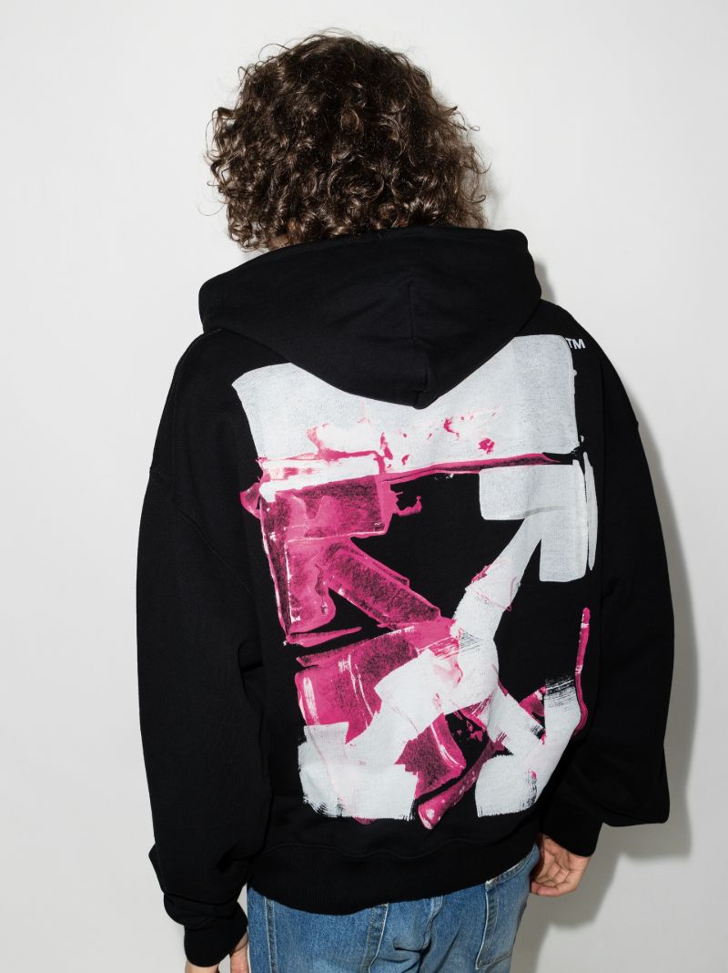Acrylic Arrows Cotton Hoodie