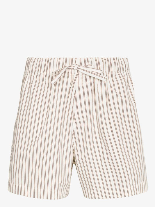 Organic Cotton Striped Bermuda Shorts