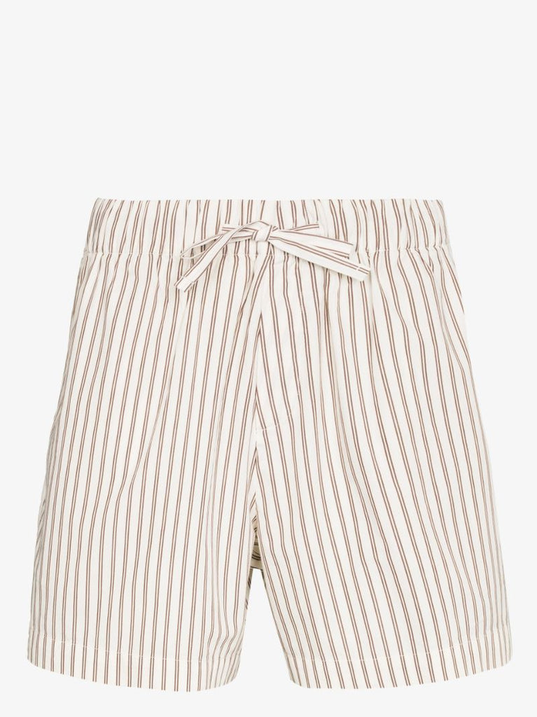 Organic Cotton Striped Bermuda Shorts