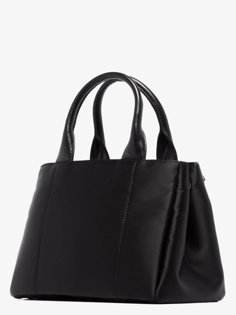 Black Re-nylon Removable Pouch Tote Bag