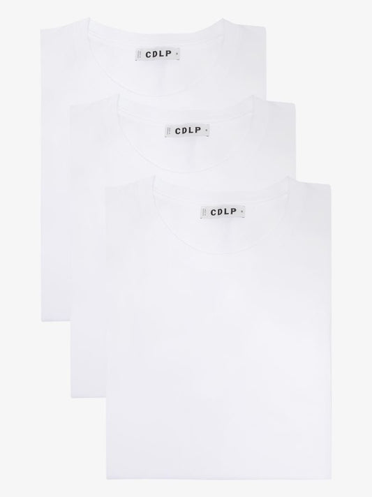 White Crew Neck T-shirt Set of 3