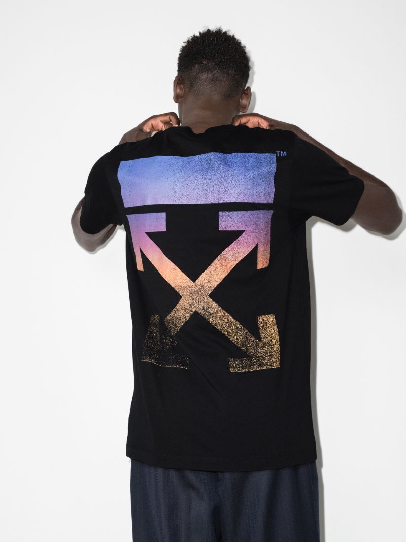 DegradÃ_x0083_Â© Arrows Print T-shirt