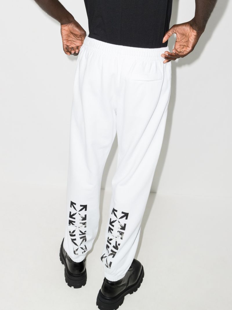 Arrows Print Cotton Sweatpants